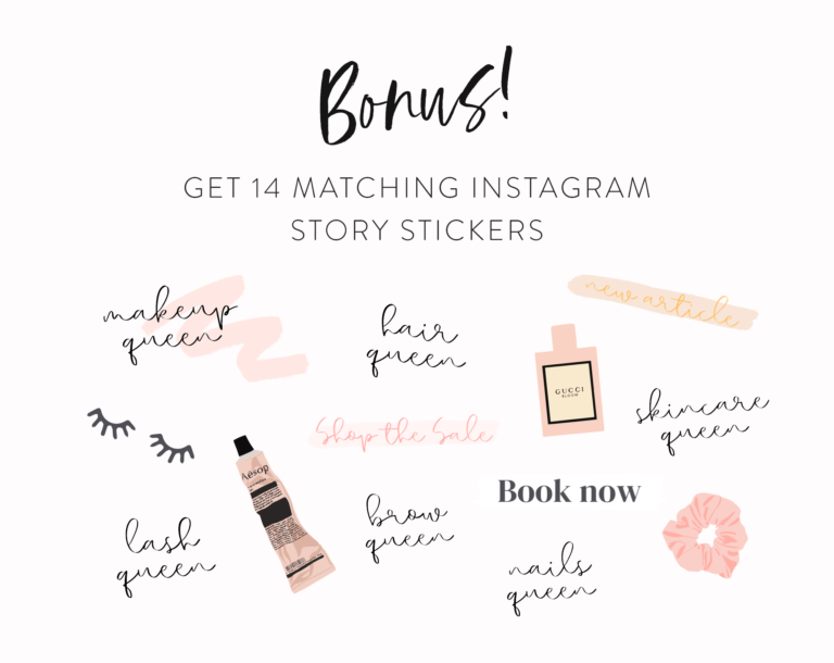 The Beauty Instagram Puzzle Post Template - My Social Boutique