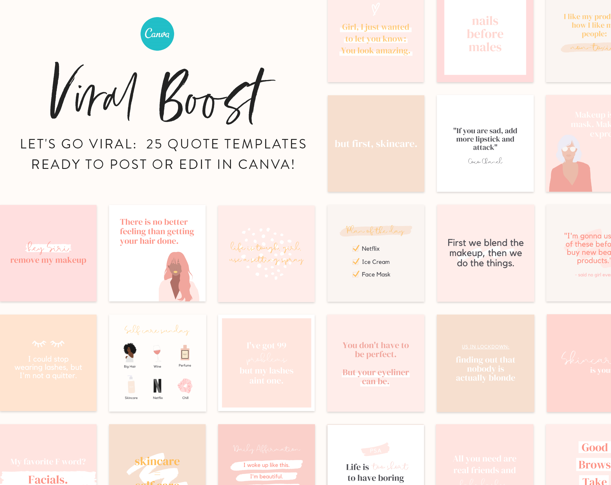 Với Canva, bạn sẽ tìm thấy những mẫu Beauty Instagram Canva đẹp nhất và chuyên nghiệp nhất, giúp bạn tạo nên những hình ảnh thu hút và đầy màu sắc. Các bức ảnh sẽ giúp bạn tạo ra một trang Instagram thú vị và nổi bật hơn, thu hút được nhiều người theo dõi. Hãy thử các mẫu Beauty Instagram Canva của Canva ngay hôm nay và biến ước mơ của bạn thành hiện thực!