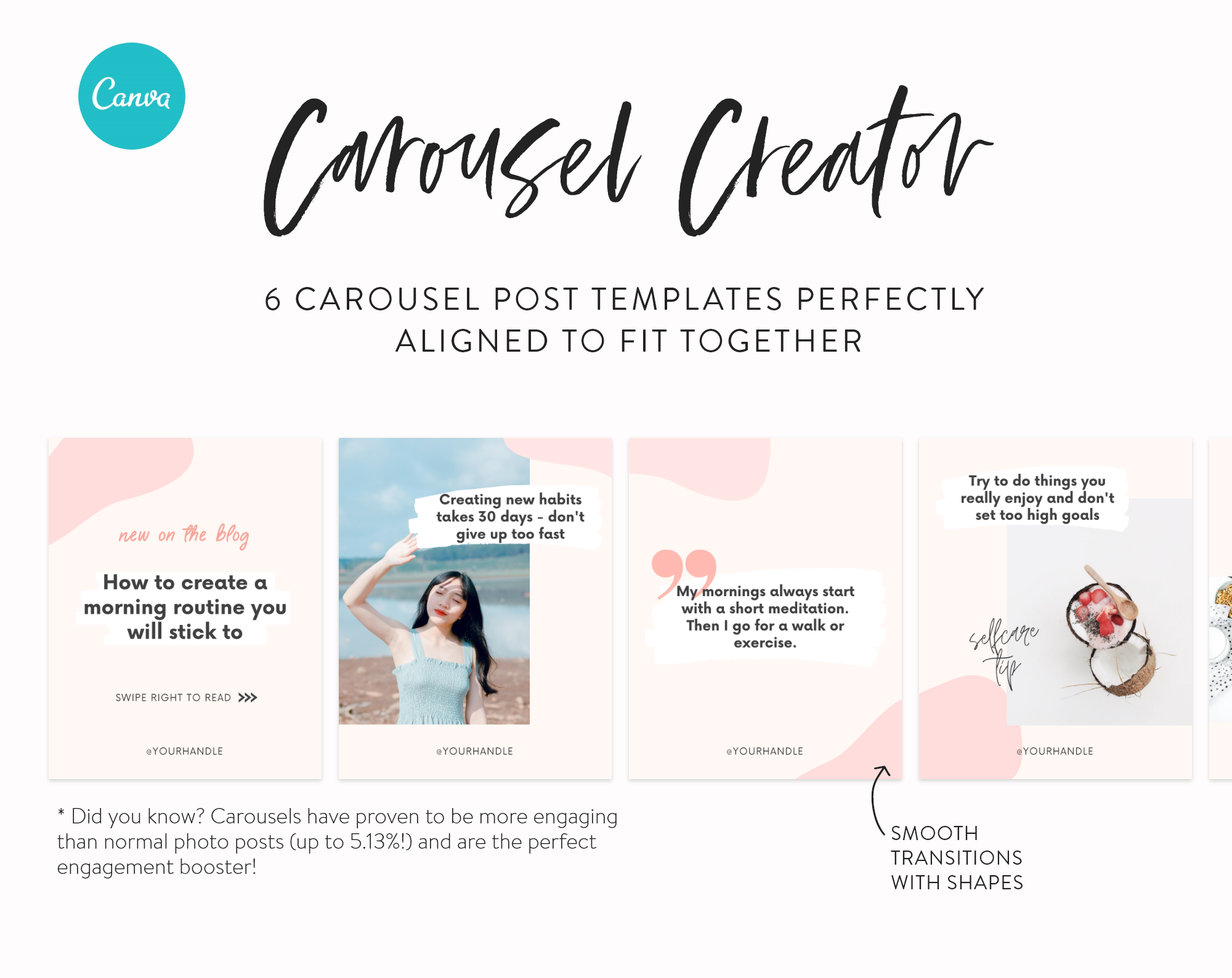 positivity-affirmations-post-templates-for-canva-carousel-creator