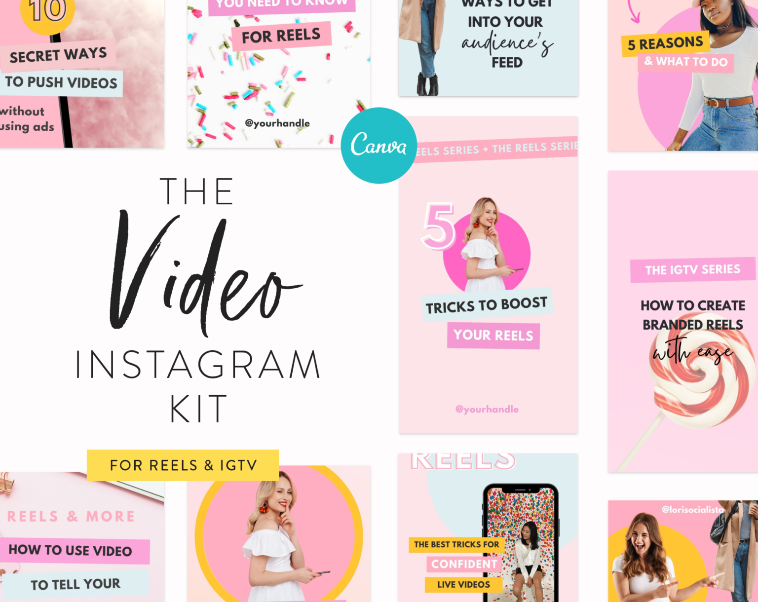 video-reels-igtv-instagram-template-kit