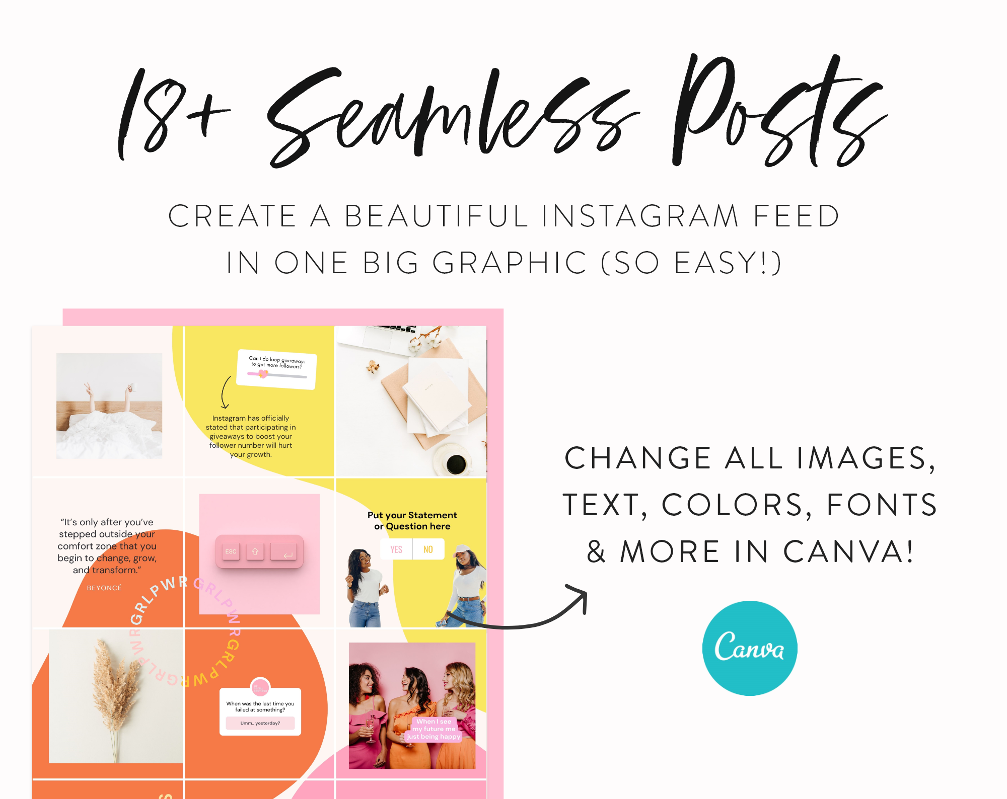 Engagement-power-Instagram-puzzle-for-canva-templates-posts