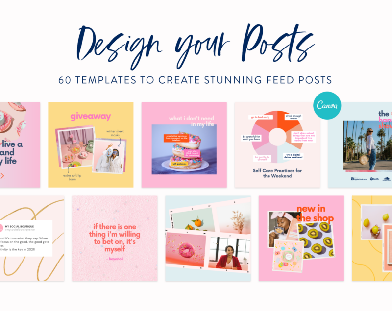 Kickstart your Instagram Template Kit - My Social Boutique