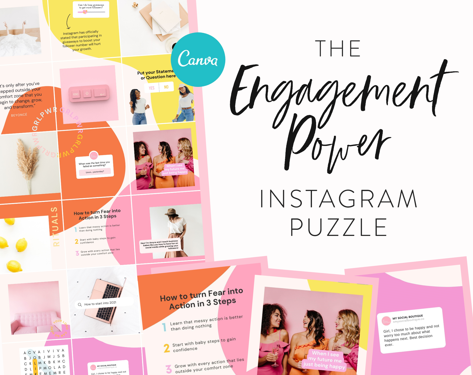 Engagement-power-Instagram-puzzle-for-canva-templates