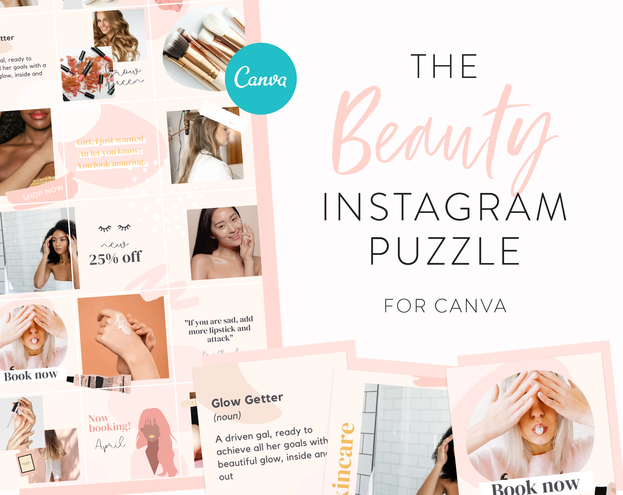 beauty-Instagram-puzzle-for-canva-templates