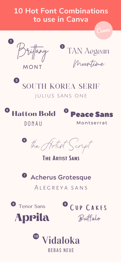 Best Script Fonts in Canva - Canva Templates