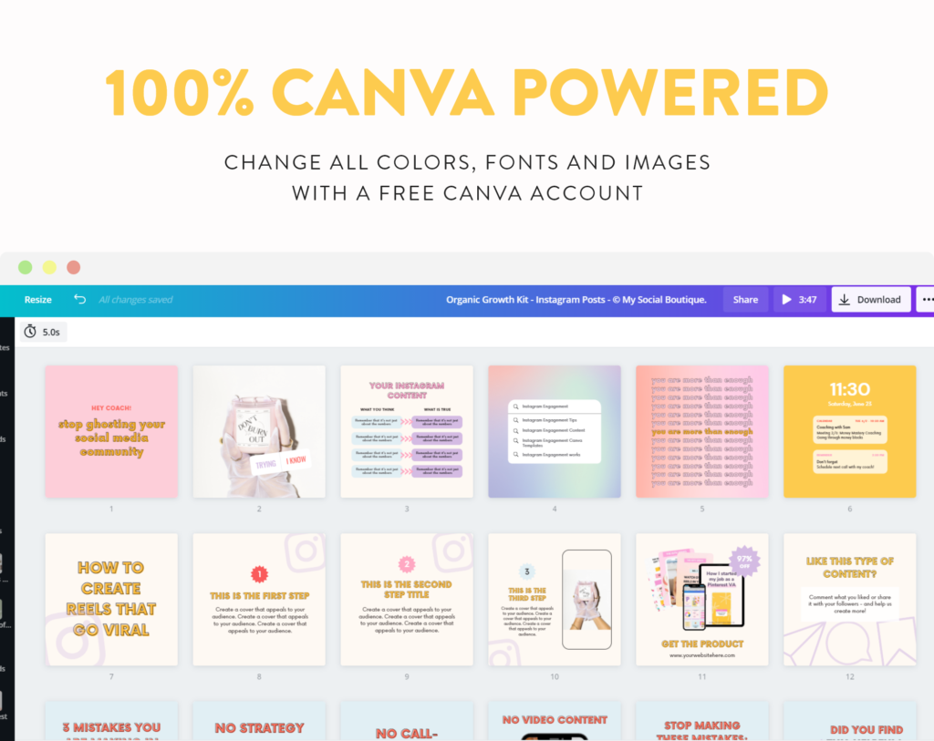 Organic Instagram Growth Kit - My Social Boutique