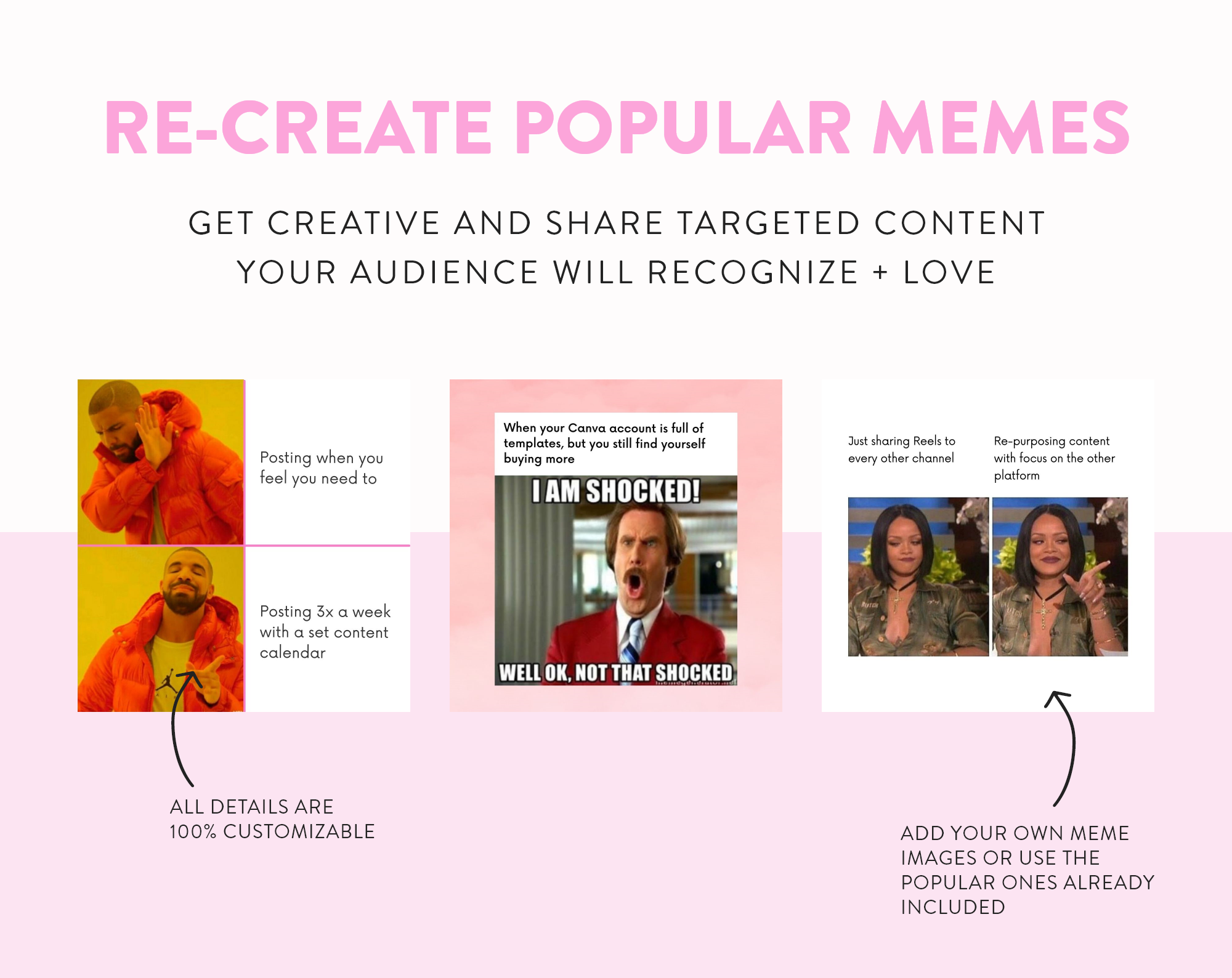 Instagram Memes + Gifs Template Pack 2.0 - My Social Boutique