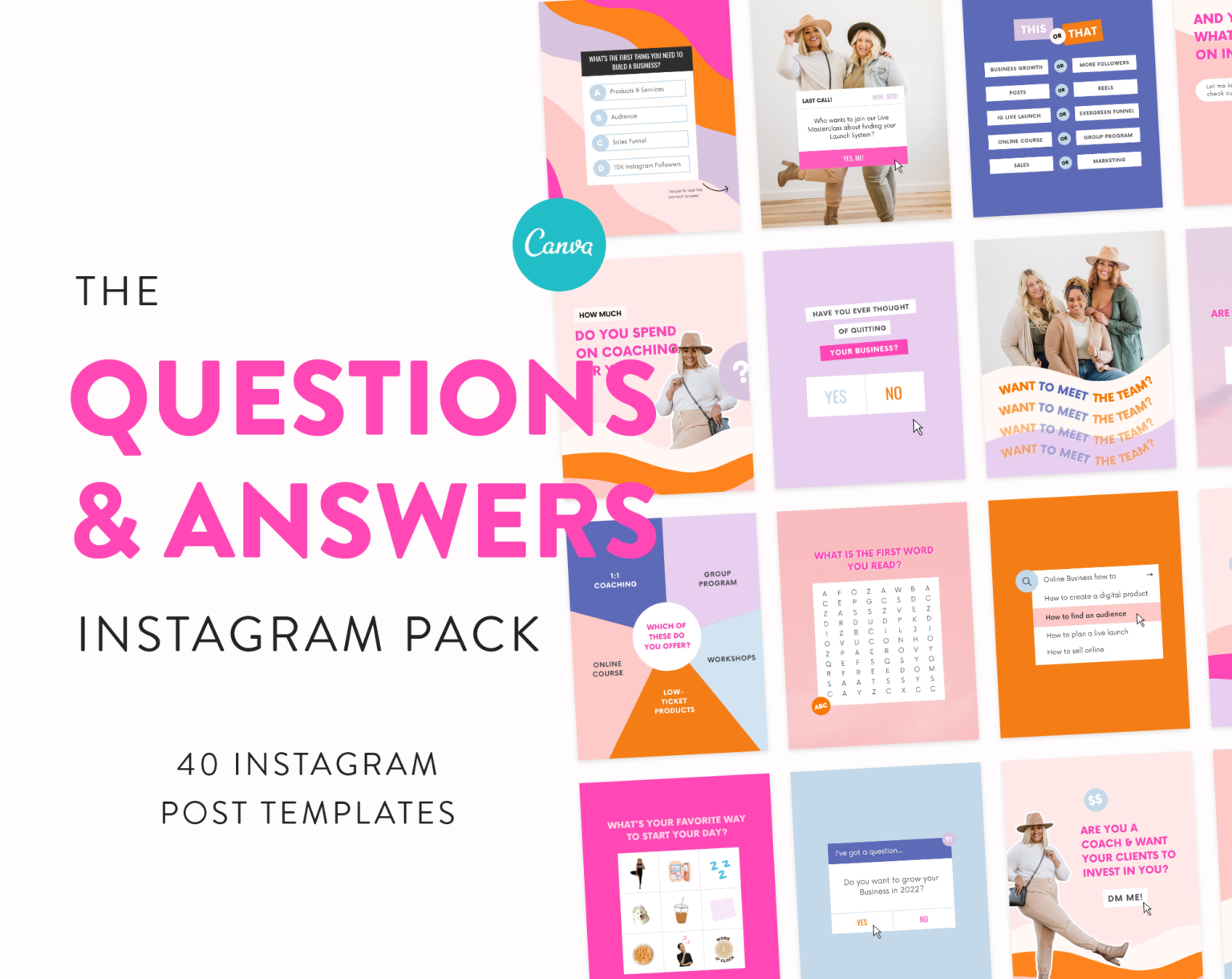 Questions-answers-Instagram-templates-for-canva