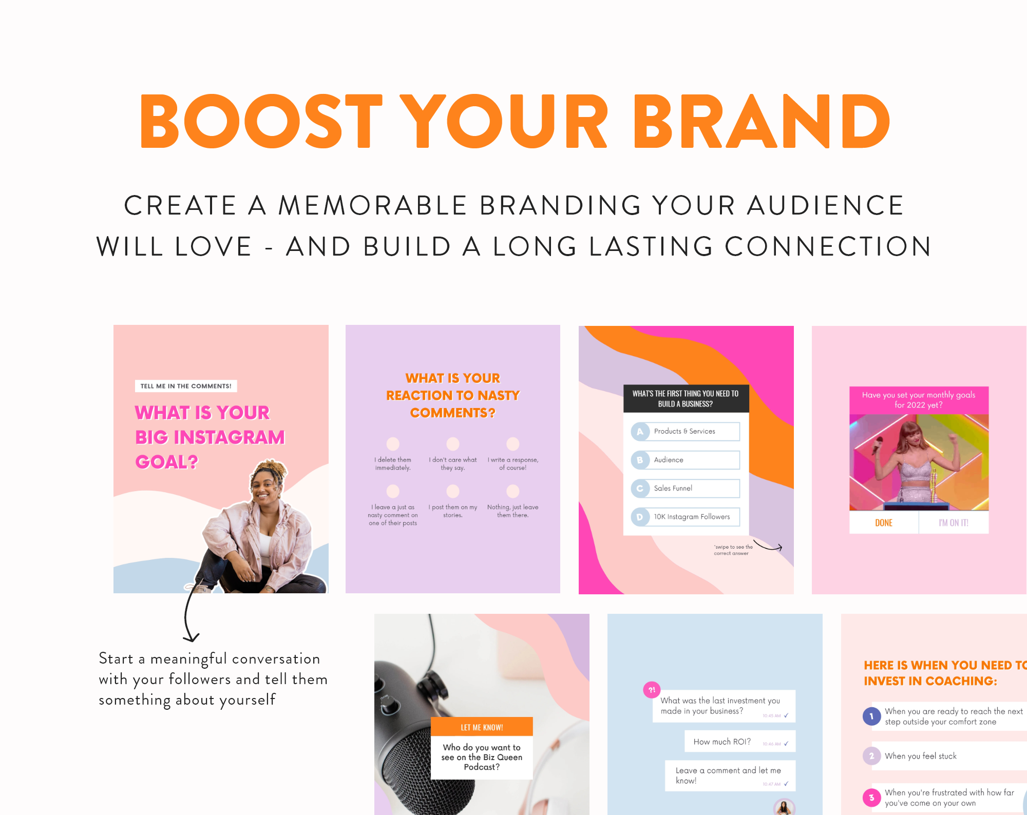 Questions-answers-Instagram-templates-for-canva-branding