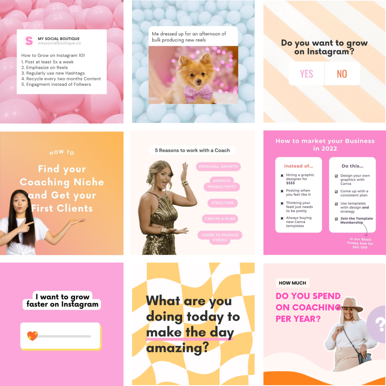 Sales Social Media Templates Canva