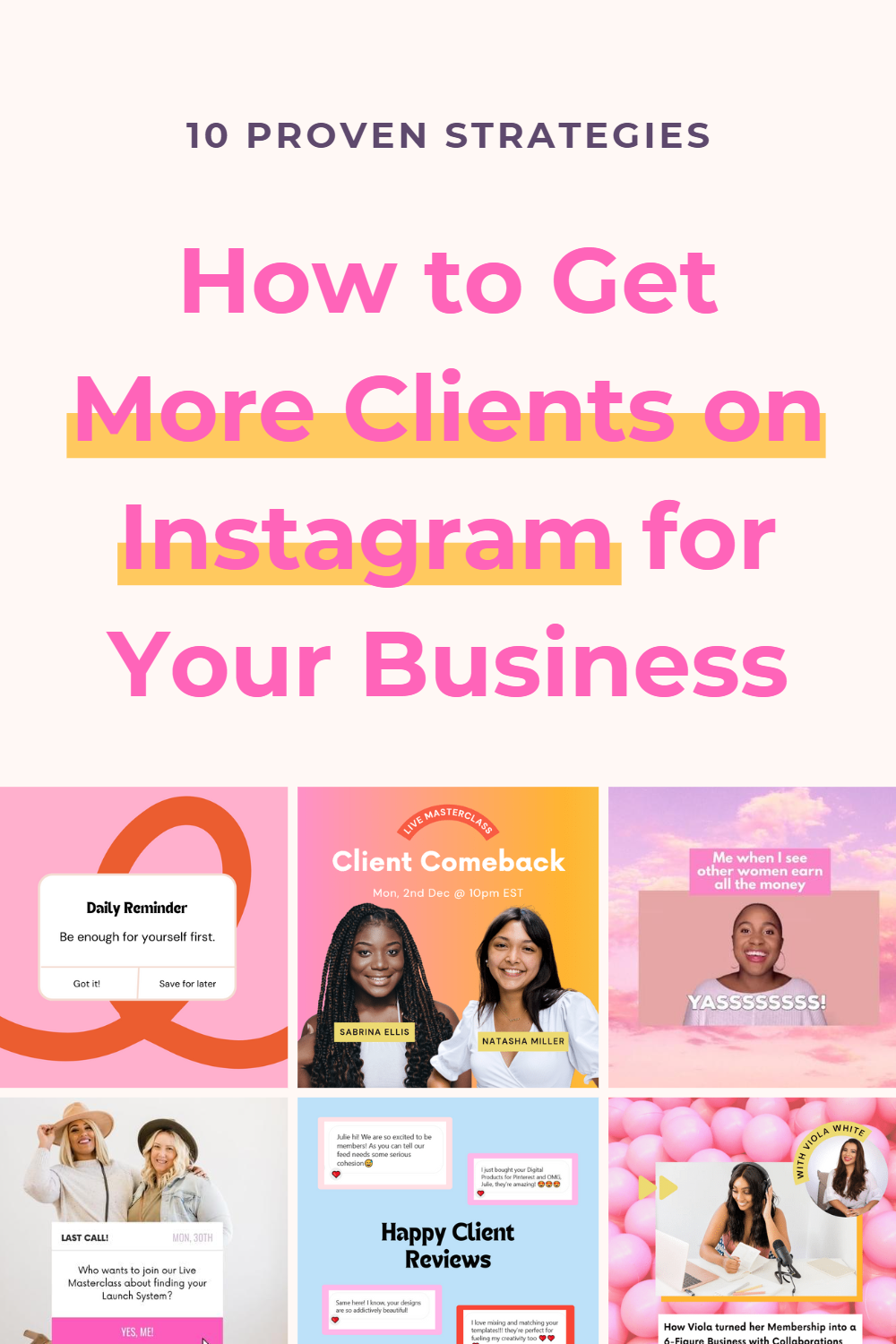 10 Proven Strategies How To Get More Clients On Instagram