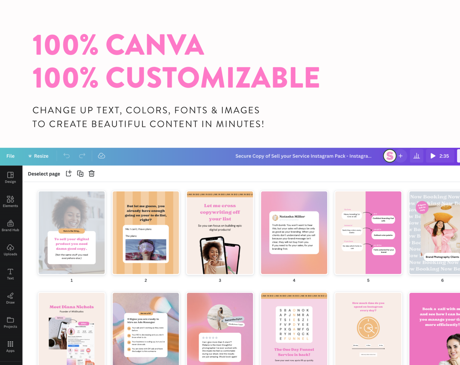 Sell-your-service-instagram-pack-for-canva-screenshot-5