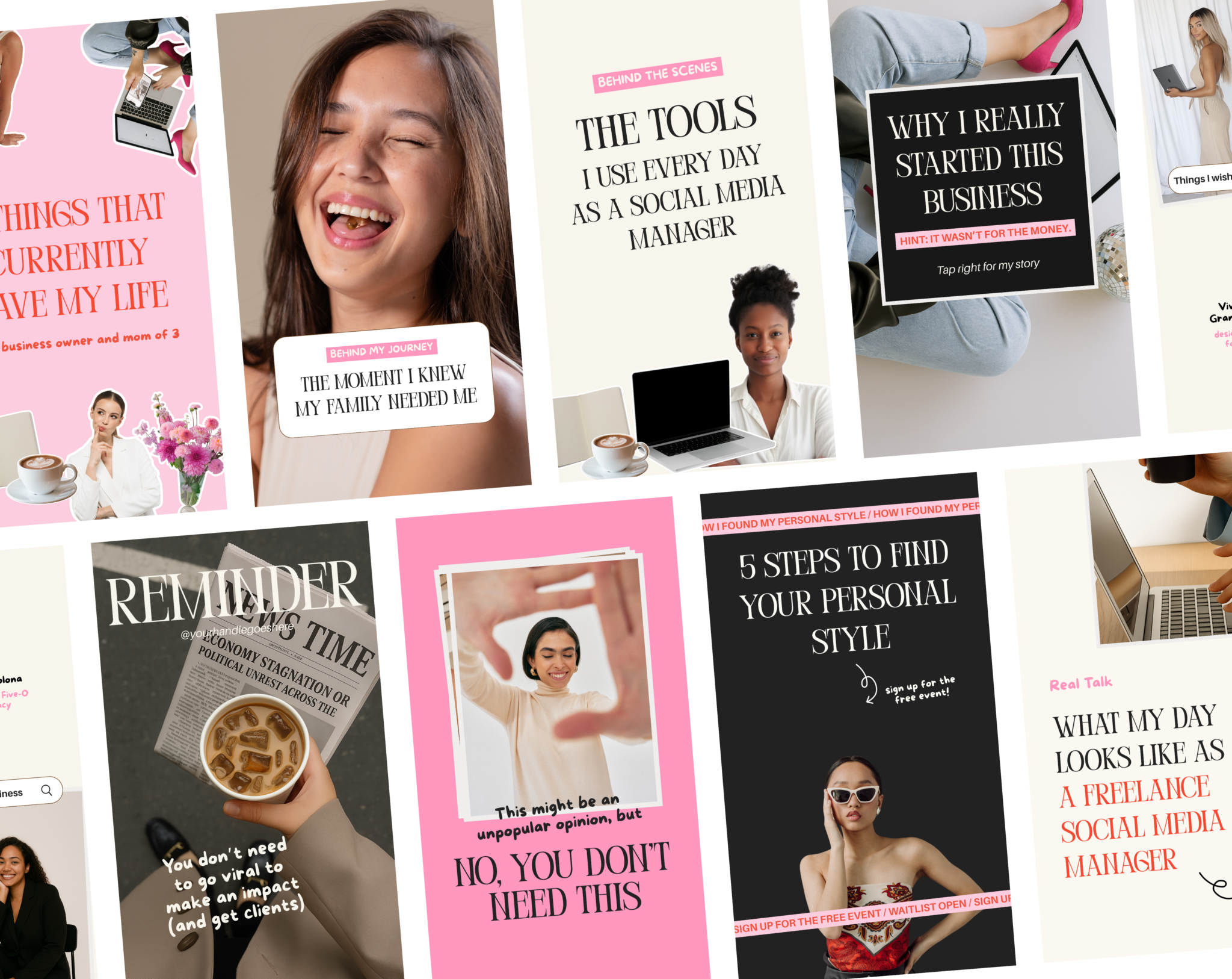 Stunning Personal Brand Instagram For Online Business image