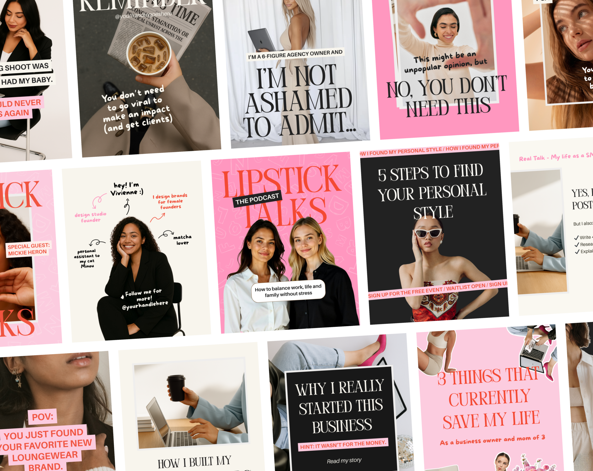 Personal Brand Instagram For Online Business photo