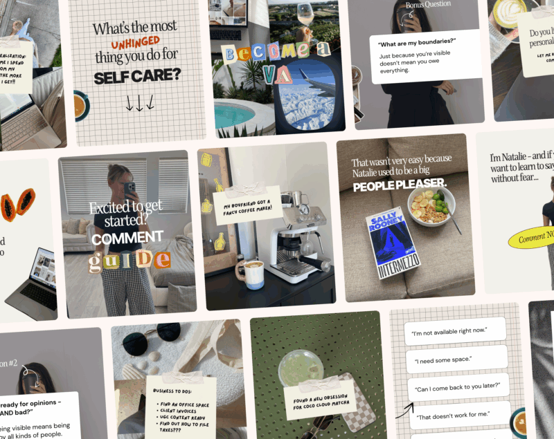 Storytelling Instagram Carousel Templates