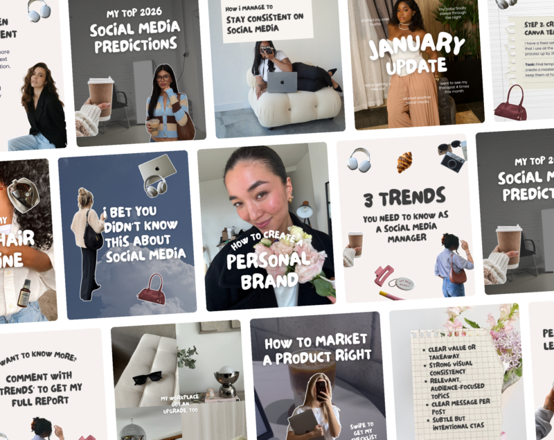 Collage Carousel Templates for Instagram