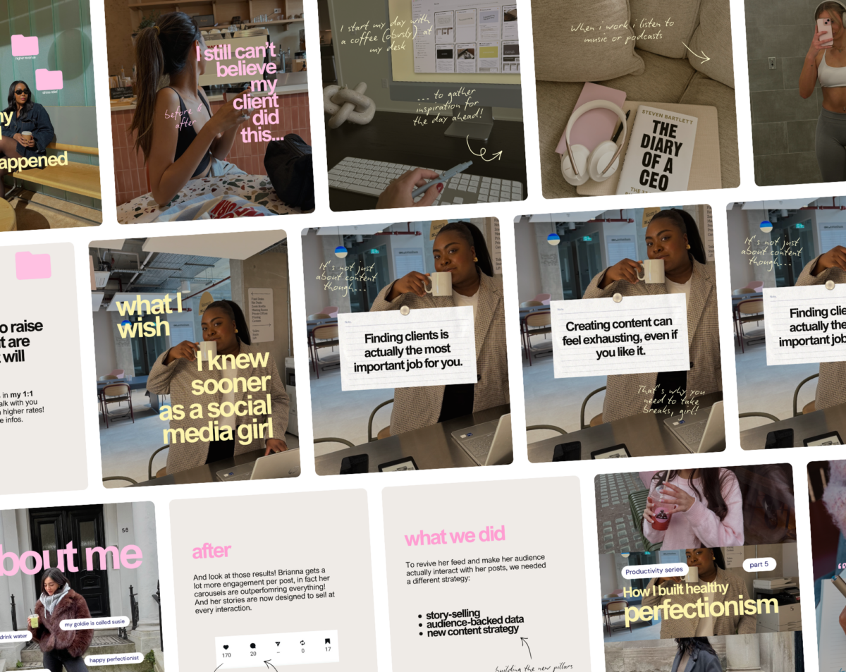 Aesthetic Instagram Carousel Templates for Canva - My Social Boutique
