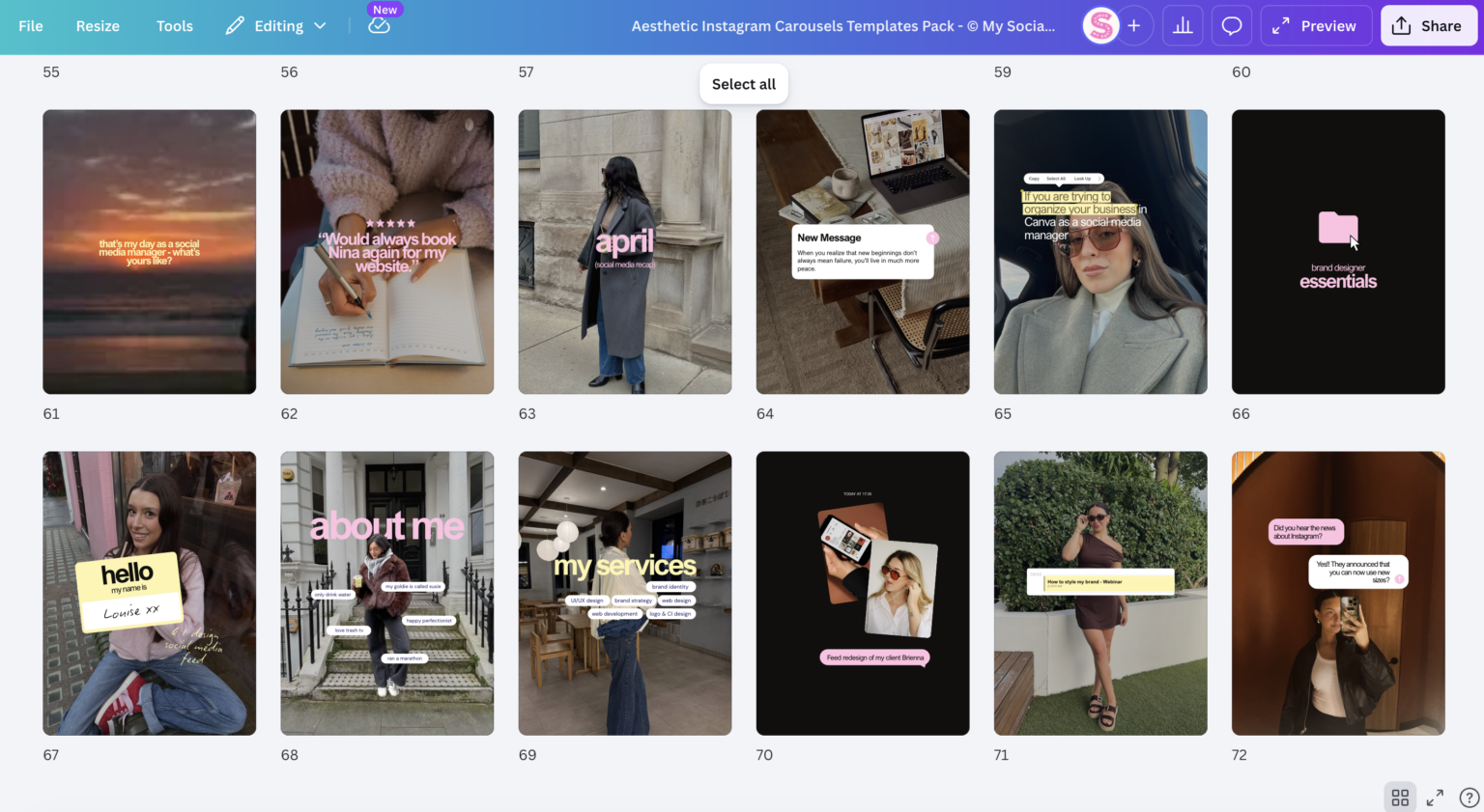 aesthetic-isnatgram-carousel-templates-pack-canva-4