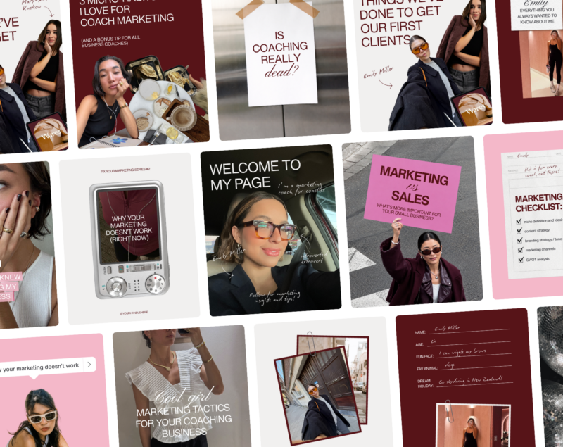 Personal Brand Feed Instagram Pack