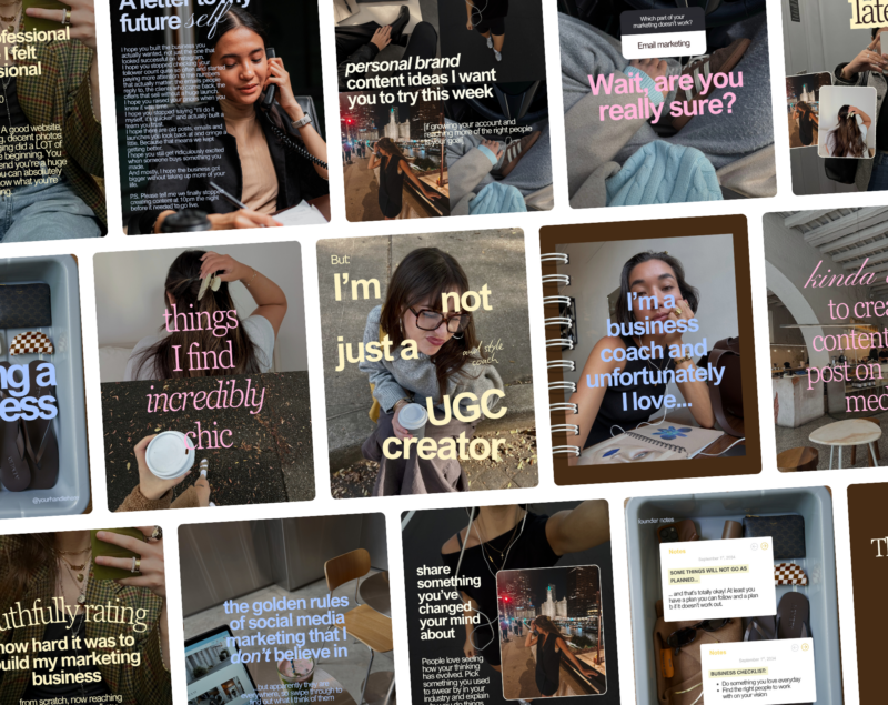 Cool Girl Instagram Carousel Templates