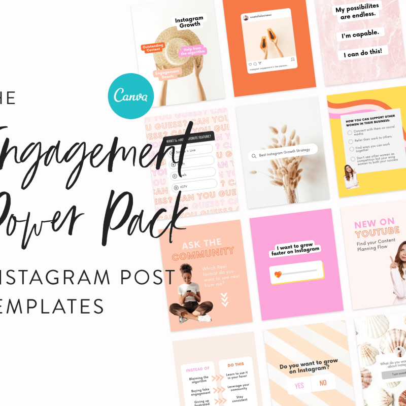 Instagram-Engagement-power-posts-pack-for-canva