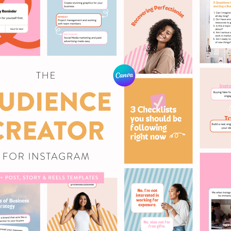 Instagram-audience-creator-post-story-templates-for-canva