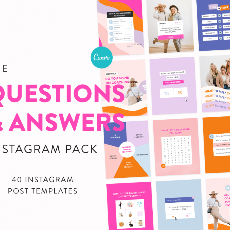 Questions-answers-Instagram-templates-for-canva