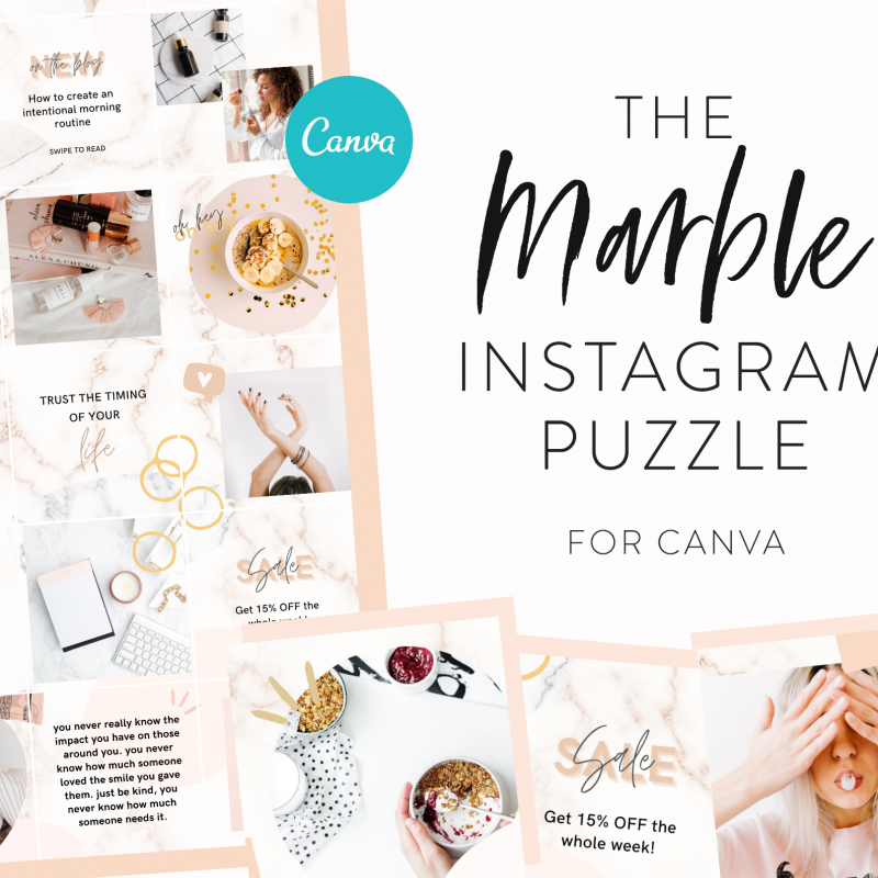 marble-Instagram-puzzle-for-canva-templates
