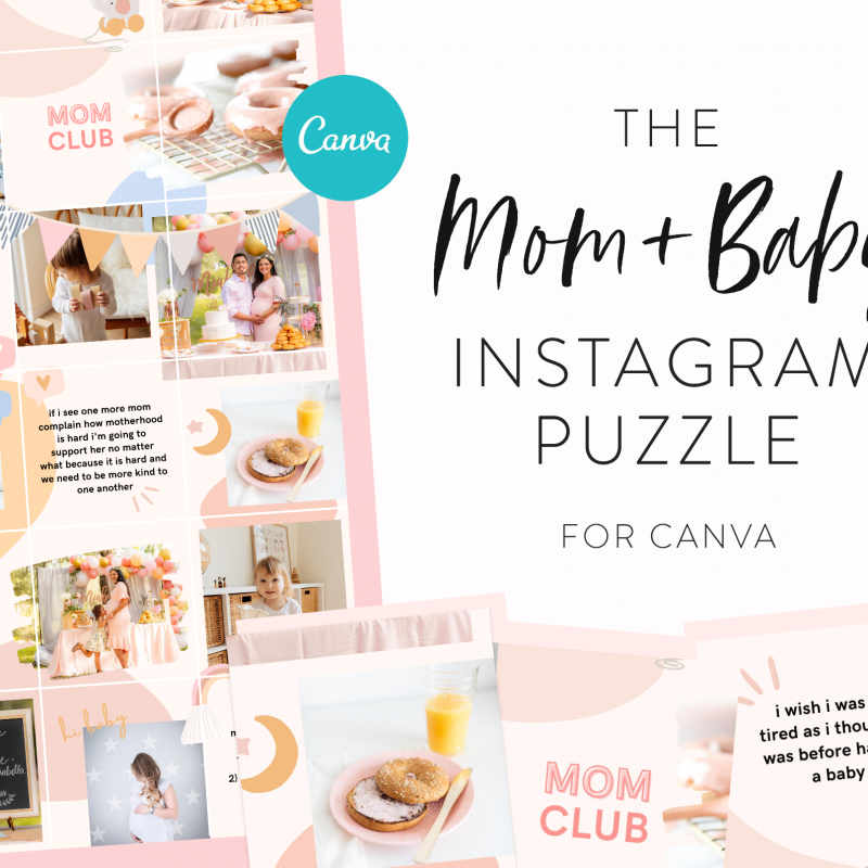 mom-life-Instagram-puzzle-for-canva-templates