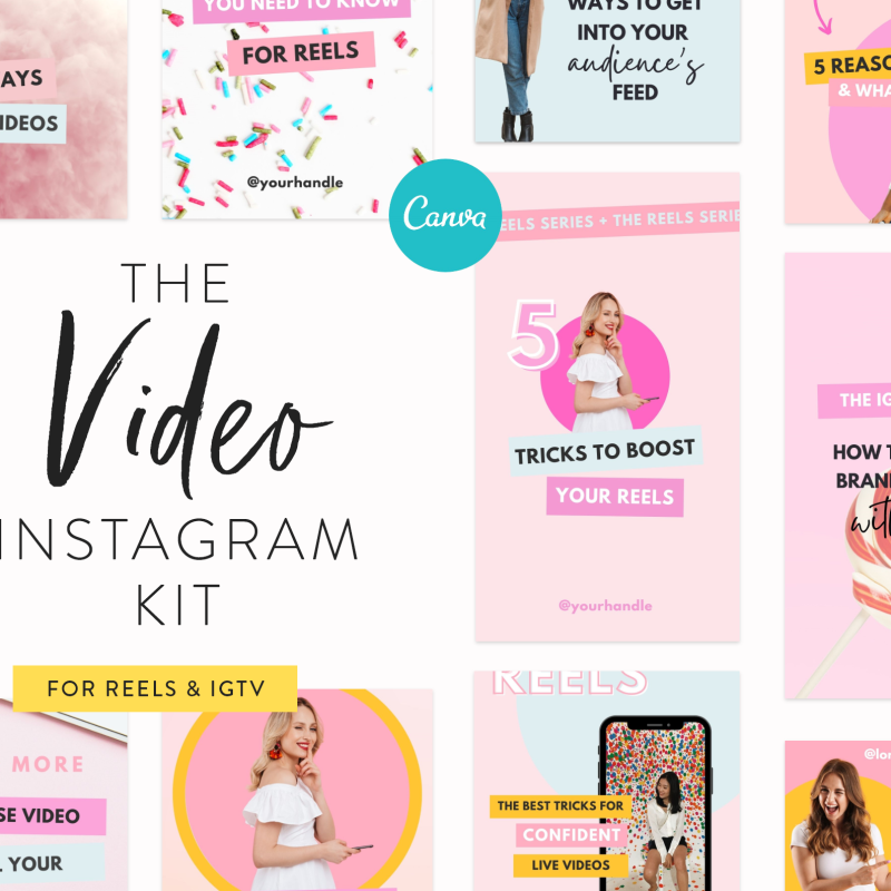 video-reels-igtv-instagram-template-kit